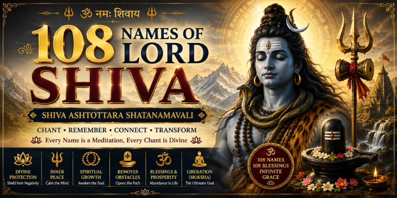 108 names of shiva